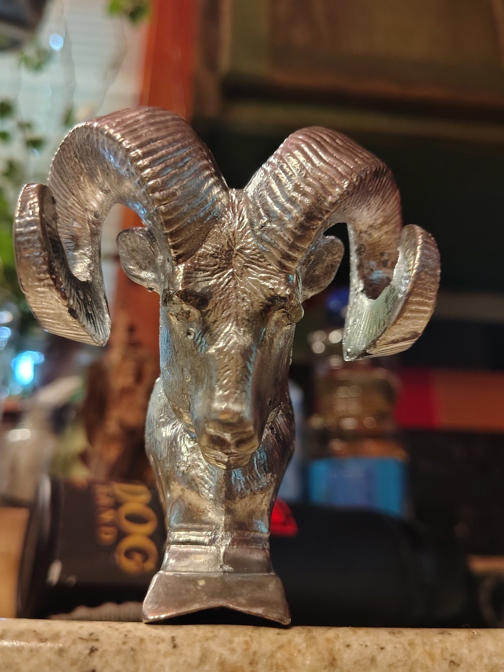 Vintage Dodge Ram Hood Ornament 80''s